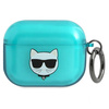 KARL LAGERFELD KLAPUCHFL AIRPODS PRO COVER BLUE/BLUE CHOUPETTE