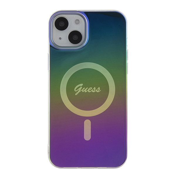 Guess GUHMP15SHITSK iPhone 15 / 14 / 13 6.1" wielokolorowy/rainbow hardcase IML Iridescent MagSafe