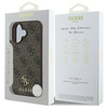 Guess GUHMP16SP4SM4MW iPhone 16 6.1"     brązowy/brown hardcase 4G Small Classic MagSafe