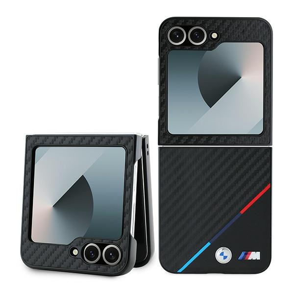 BMW BMHCZF623PUDTK Z Flip6 F741  czarny/black hardcase Carbon Tricolor