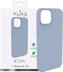 Puro ICON Cover do iPhone 14 niebieski/sierra blue