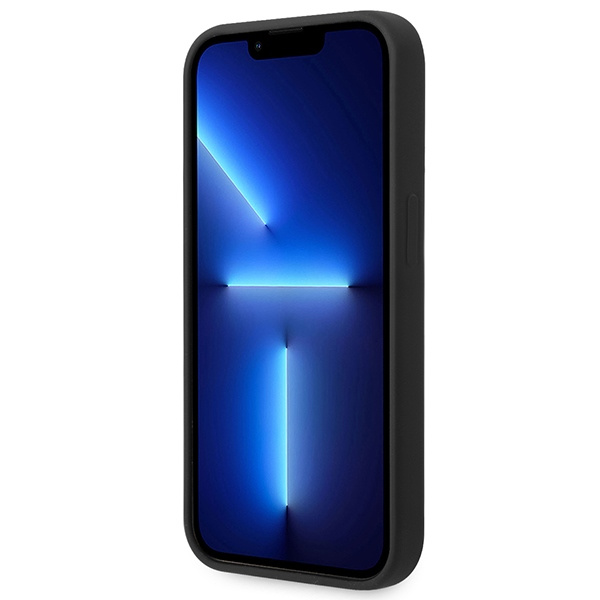 Guess GUHCP14XSLTGK iPhone 14 Pro Max6,7" czarny/black hardcase Silicone Triangle