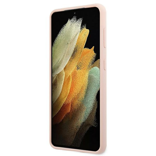 Guess GUHCS21MLSVSPI S21+ G996różowy/pink hardcase Script Vintage