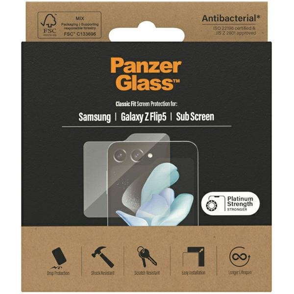 PanzerGlass Classic Fit Sam Z Flip5 F731 Screen Protection Antibacterial 7337