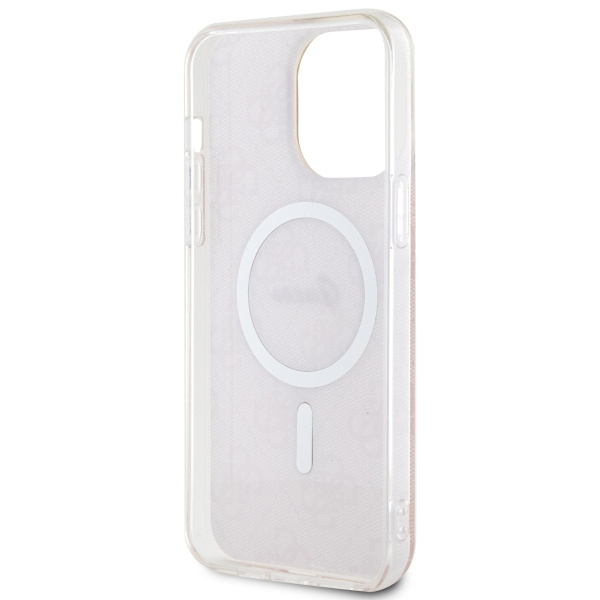 Guess GUHMP13XH4STP iPhone 13 Pro Max6.7" różowy/pink hardcase 4G MagSafe