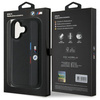 BMW BMHCP16S23PUPVK iPhone 16 6.1" czarny/black hardcase M Perforated Tricolor Detail Line