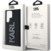 Etui Karl Lagerfeld 3D Rubber Glitter Logo na Samsung Galaxy S23 Ultra - czarne