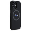 BMW BMHMP16S23SROK iPhone 16 6.1"         czarny/black hardcase M Silicone Printed Ring MagSafe