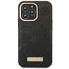 Guess GUHMP14LSAPSTK iPhone 14 Pro 6.1" czarny/black hardcase Peony Logo Plate MagSafe