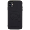 Etui Karl Lagerfeld Rubber Karl Head 3D na iPhone 11 / Xr - czarne