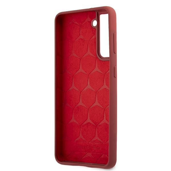 Mercedes MEHCS21SSILRE S21 G991czerwony/red hardcase Silicone Line