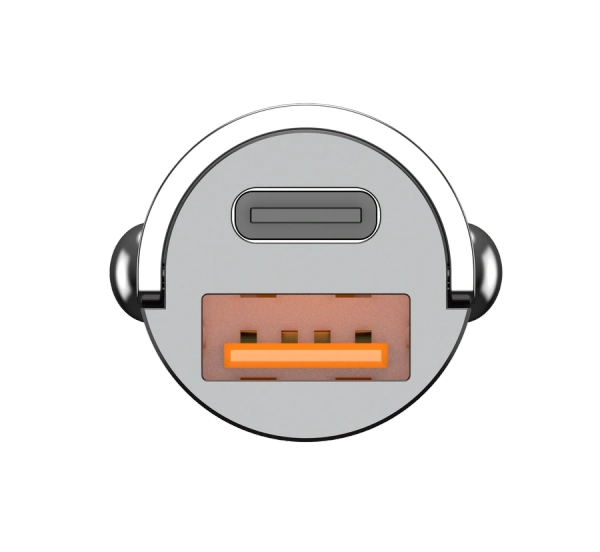 JELLICO car charger F19 PD 30W 1xUSB-C + 1xUSB QC3.0 Black