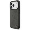 Etui Mercedes Leather Large Laurel Leave MagSafe do iPhone 17 Pro antracyt