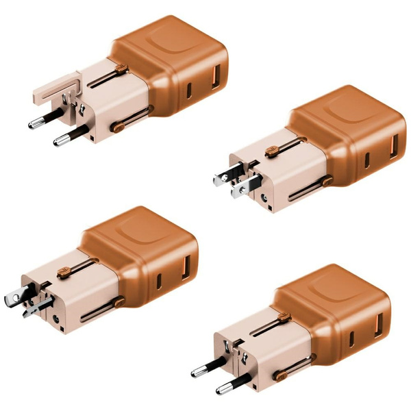 Ładowarka sieciowa Energea TravelGo Adapter 35 USB-A/USB-C 35W pomarańczowy
