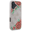 Guess GUHMP16SP4ROPEMCP iPhone 16 6.1"   różowy/pink hardcase 4G Flowers Print MagSafe