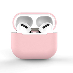 SILIKONOWE ETUI OCHRONNE DO AIRPODS PRO RÓŻOWY C