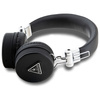Guess słuchawki nauszne Bluetooth ENC    GUBH70PGTSPSK czarny/black Grained Classic Round Shape