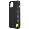 Etui Ferrari Carbon na iPhone 14 Plus - czarne