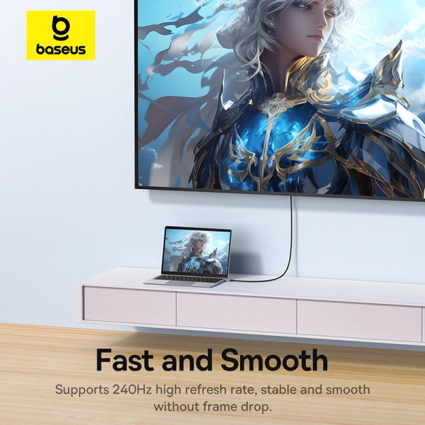 Baseus BS-OH064 8K 60Hz USB-C - HDMI cable 1.5m - black