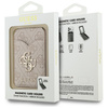 Portfel z lusterkiem Guess 4G Stand &    Mirror Magsafe różowy