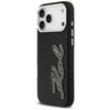 Etui Karl Lagerfeld FW Grained Signature Logo do iPhone 17 Pro Max czarny