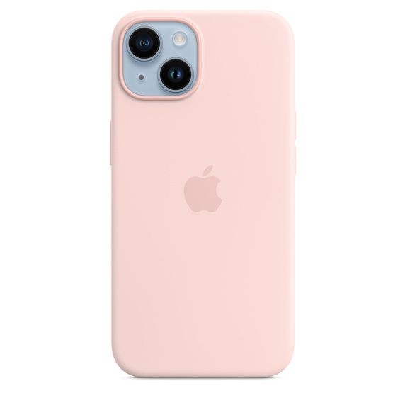 APPLE SILICONE CASE MPRX3ZM/A IPHONE 14 CHALK PINK ORGINAL SEAL