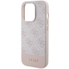 Guess GUHCP15LG4GLPI iPhone 15 Pro 6.1" różowy/pink hardcase 4G Stripe Collection
