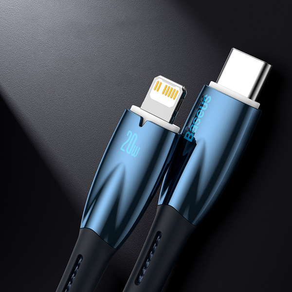 Baseus kabel Glimmer Series Fast Charging Data Cable Type-C to iP 20W 2m czarny