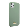Guess GUHCN58LSLMGKA iPhone 11 Pro khaki hard case Silicone Vintage Gold Logo