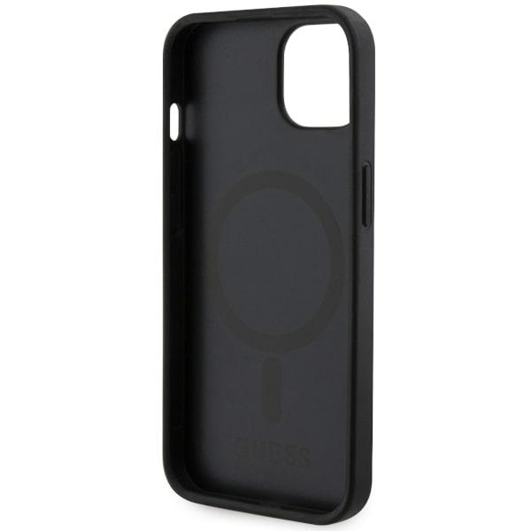Guess GUHMP14SHGCFSEK iPhone 14 / 15 /13 6.1" czarny/black hardcase GCube Stripes MagSafe