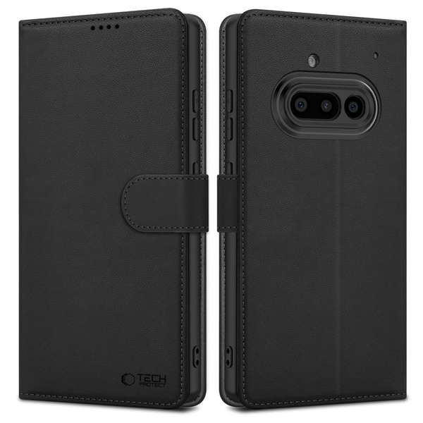 TECH-PROTECT WALLET NOTHING PHONE 3A MATTE BLACK