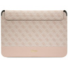 Guess Sleeve GUCS14PS4SGP 14" różowy/pink 4G Stripe Metal Logo