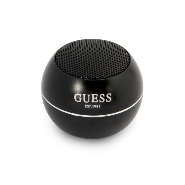 GUESS GŁOŚNIK BLUETOOTH GUWSALGEK SPEAKER MINI CZARNY/BLACK