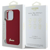 Guess GUHCP16LSMBSLM iPhone 16 Pro6.3" magenta hardcase Silicone Script Metal Logo