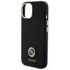 Guess GUHCP15SM4DGPK iPhone 15 / 14 / 136.1" czarny/black hardcase Silicone Logo Strass 4G