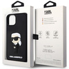 Etui Karl Lagerfeld Rubber Ikonik 3D na iPhone 14 Plus - czarne