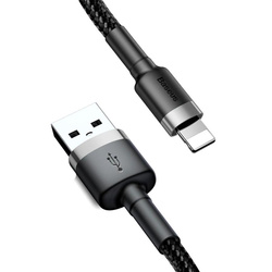 Baseus kabel Cafule USB - Lightning 2,0 m 1,5A szaro-czarny