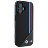 BMW BMHMP16S23PUTRK iPhone 16 6.1" czarny/black hardcase M Meshed Tricolor Stripes MagSafe