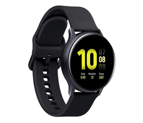[OUTLET] Samsung Galaxy Watch Active2 40mm Stainless Steel Black with Rubber Black Grade AB strap