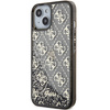 Guess GUHCP14SLC4PSGK iPhone 14 / 15 /13 6.1" czarny/black hardcase Liquid Glitter 4G Transculent