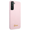 Guess GUHCS22MLSLMGLA S22+ S906lawenda/lavender hardcase Silicone Script Metal Logo