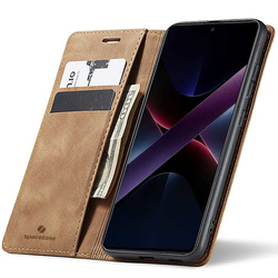Spacecase Etui Wallet Poco X7 Pro 5G light brown