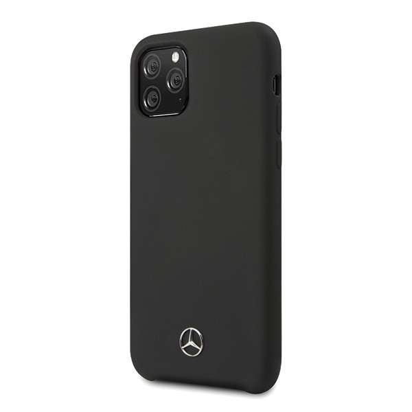 Etui Mercedes Silicone Line na iPhone 11 Pro hardcase - czarne