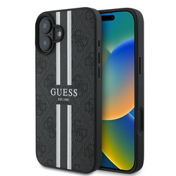 Guess GUHMP16MP4RPSK iPhone 16 Plus 6.7"czarny/black hardcase 4G Printed Stripes MagSafe