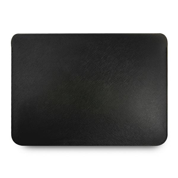 Guess Sleeve GUCS13PUSASBK 13" czarny/black Saffiano Script