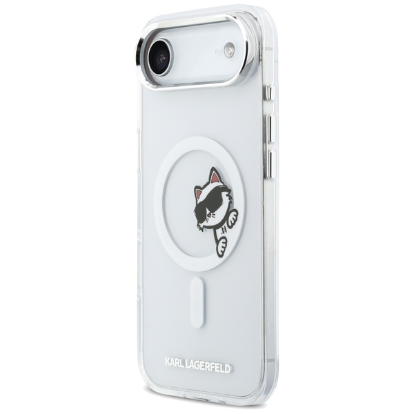 Etui Karl Lagerfeld IML Peekaboo MagSafe do iPhone Air transparent