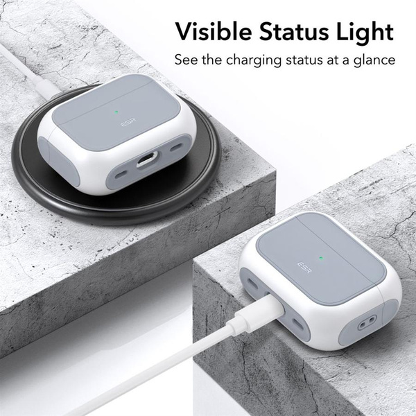 ESR Orbit Halolock z MagSafe na Apple AirPods Pro 1 / 2 - białe