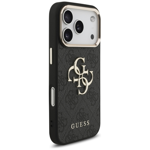 Etui Guess 4G Big 4G Classic Logo do     iPhone 17 Pro czarny złoty