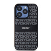 DKNY DKHCP15XPRTHSLK iPhone 15 Pro Max6.7" czarny/black hardcase Leather Mono Stripe & Metal Logo