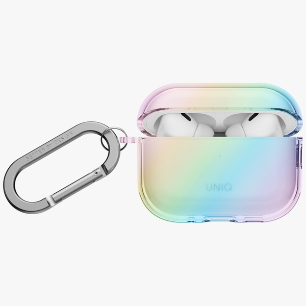 Etui UNIQ Iridescia do AirPods Pro 3     Hang Case holo quartz